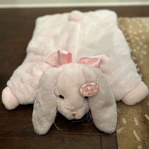 NWT Bearington Collection Bunny tummy time blanket
